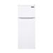 Unique Appliances Off-Grid 19.2" Solar Powered DC 6 cu. ft. Freestanding Top Freezer Refrigerator Stainless Steel in Gray/White | Wayfair