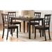 Red Barrel Studio® Ismail 5 Piece Dining Set Wood/Upholstered in Brown | 29 H x 32 W x 48 D in | Wayfair 432EC78E46BE4E2FA2F71C97DEAD19C3