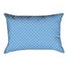 Latitude Run® Avicia Indoor/Outdoor Lumbar Pillow Polyester/Polyfill blend in Blue | 14 H x 20 W x 3 D in | Wayfair