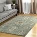 Brown/Green 96 x 0.33 in Area Rug - Charlton Home® Aileigh Hand-Tufted Wool Green/Brown Area Rug Wool | 96 W x 0.33 D in | Wayfair