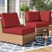 Wade Logan® Babram 17 Piece Indoor/Outdoor Cushion Set Acrylic, Terracotta in Red | 6 H in | Wayfair 9DE778AD7FD74C88819A2A6C1C00842C