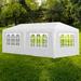 Arlmont & Co. Apasra Party Tent Outdoor Canopy Tent Patio Gazebo Marquee Beach Sunshade /Soft-top in White | Wayfair