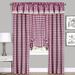 August Grove® Jarrett Plaid Ruffled 58" Window Valance Polyester in Red | 14 H x 58 W x 1.5 D in | Wayfair 9EFB3A1C6562432295BC8B21F0C29D05