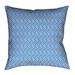 Latitude Run® Avicia Indoor/Outdoor Throw Pillow Polyester/Polyfill blend in Blue/Yellow | 20 H x 20 W x 3 D in | Wayfair