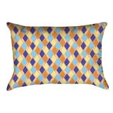 Latitude Run® Avicia Lumbar Pillow Polyester/Polyfill blend in Orange/Blue | 14 H x 20 W x 3 D in | Wayfair EBAE26A2275E4C46B7B50EF32A1F79A0