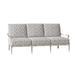 Woodard Wiltshire Patio Sofa w/ Cushions Metal/Sunbrella® Fabric Included in Gray | 35.5 H x 75 W x 38.8 D in | Wayfair 4Q0420-70-92M