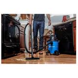Vacmaster VOC507PF 5 Gallon Wet/Dry Canister Vacuum Plastic in Black/Blue | 15 H x 15 W x 19 D in | Wayfair