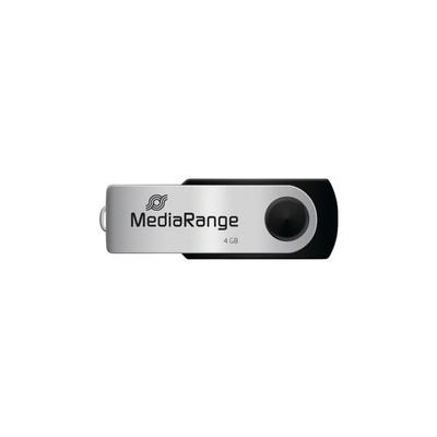 USB-Stick »MR907« 4 GB silber, MediaRange, 1.1x1.1x5.6 cm