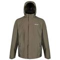 Regatta Men's Matt Waterproof Mesh Lined Hooded Shell Jacket, GrapLf/Baylf, X-Large