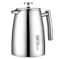 720°DGREE French Press “Sunrise“ - 1Liter | Premium Stainless Steel Coffee & Tea Maker with permanent Filter | Elegant Double Wall Insulated Cafetière for 4 to 8 Cups fresh brewed Coffee