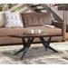 Union Rustic Brielle Coffee Table Wood/Metal in Brown | 19 H x 48 W x 28 D in | Wayfair DF356A50C71745BD8A41543C58EB61E4