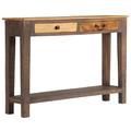 vidaXL Tavolo Consolle in Legno Massello Vintage 118x30x80 cm