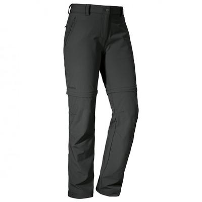 Schöffel - Women's Pants Ascona Zip Off - Trekkinghose Gr 72 - Long grau/schwarz