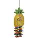 Paradise Wooden Pineapple Hanging Bird Toy, X-Large, Natural Wood