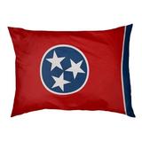 Tucker Murphy Pet™ Burien Tennessee Flag Designer Pillow Fleece, Polyester in Red | 17 H x 52 W x 42 D in | Wayfair