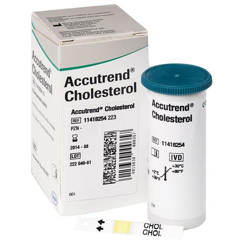 Accutrend Cholesterol Teststreifen 25 St