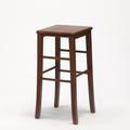 Superstool - Tabouret pour bar et cuisine en bois design carré Dortmund