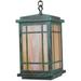 Arroyo Craftsman Avenue 15 Inch Tall 1 Light Outdoor Hanging Lantern - AVH-8-CS-BZ