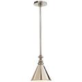 Visual Comfort Signature Collection Chapman & Myers Boston 10 Inch Mini Pendant - SL 5125PN/SLD-PN