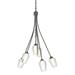 Hubbardton Forge Flora 23 Inch 6 Light Chandelier - 103043-1022