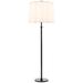 Visual Comfort Signature Collection Barbara Barry Simple Scallop 62 Inch Floor Lamp - BBL 1023BZ-S