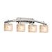 Justice Design Group Alabaster Rocks! 35 Inch 4 Light Bath Vanity Light - ALR-8594-55-CROM