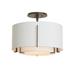 Hubbardton Forge Exos 16 Inch 1 Light Semi Flush Mount - 126501-1123