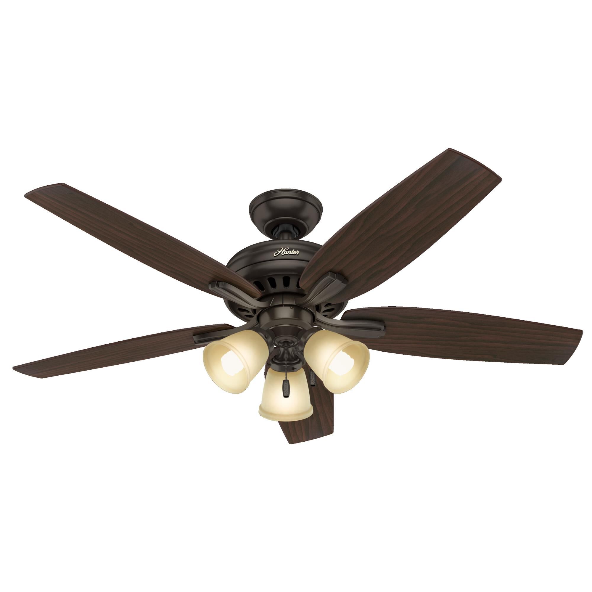 Hunter Fan Newsome 52 Inch Ceiling Fan with Light Kit - 53317
