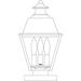 Arroyo Craftsman Inverness 15 Inch Tall 3 Light Outdoor Pier Lamp - INC-8MRRM-MB