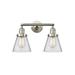 Innovations Lighting Bruno Marashlian Small Cone 16 Inch 2 Light Bath Vanity Light - 208-SN-G62