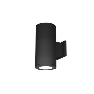 WAC Lighting Tube Architectural 12 Inch Tall 2 Light LED Outdoor Wall Light - DS-WD05-F27S-BK