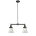 Innovations Lighting Bruno Marashlian Bellmont 21 Inch 2 Light LED Mini Chandelier - 209-OB-G194-LED