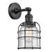 Innovations Lighting Bruno Marashlian Small Bell Cage 12 Inch Wall Sconce - 203-BK-G54-CE