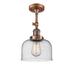 Innovations Lighting Bruno Marashlian Large Bell 8 Inch 1 Light Semi Flush Mount - 201F-AC-G74-LED