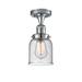 Innovations Lighting Bruno Marashlian Small Bell 5 Inch 1 Light Semi Flush Mount - 517-1CH-PC-G54-LED