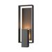 Hubbardton Forge Shadow Box 21 Inch Tall 2 Light Outdoor Wall Light - 302605-1025