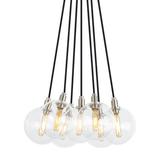 Visual Comfort Modern Collection Sean Lavin Gambit 15 Inch Multi Light Pendant - 700GMBMP7CS