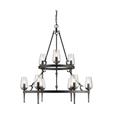 Golden Lighting Marcellis 34 Inch 9 Light Chandelier - 1208-9 DNI