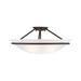 Livex Lighting Newburgh 20 Inch 3 Light Semi Flush Mount - 4825-07