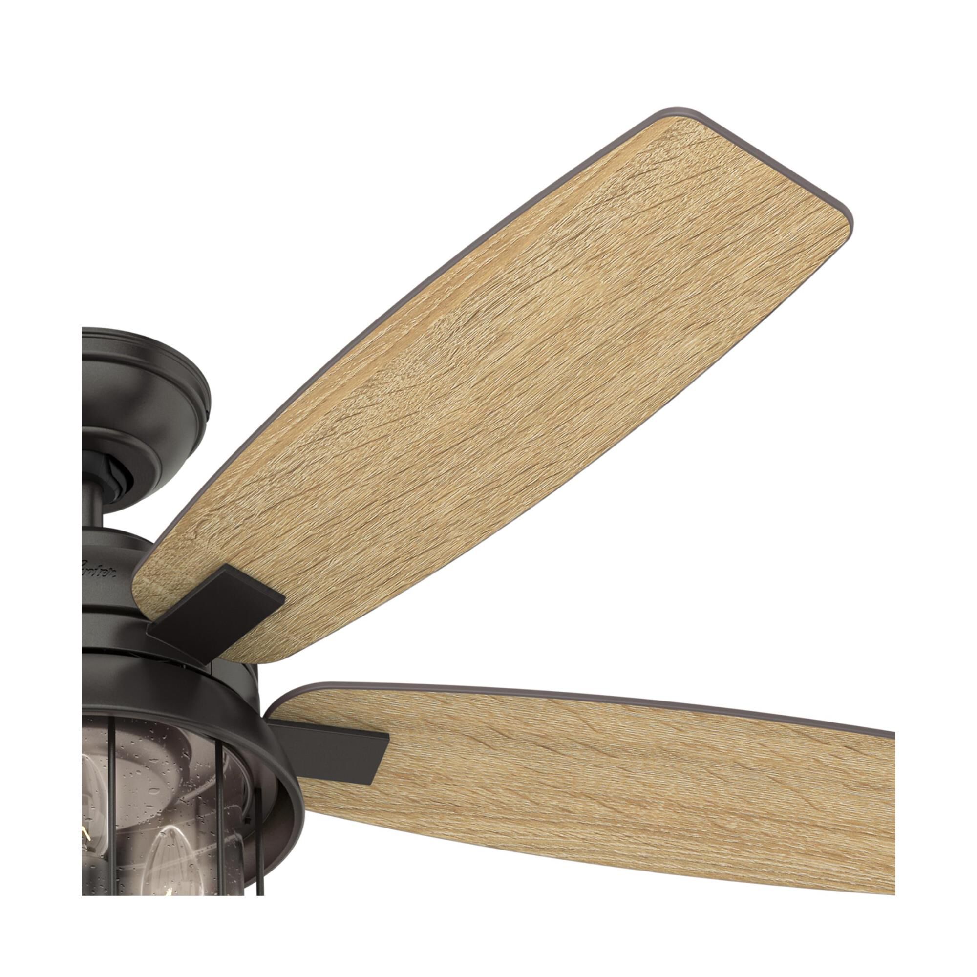 Hunter Fan Coral Bay 52 Inch Ceiling Fan with Light Kit - 59420