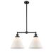 Innovations Lighting Bruno Marashlian X-Large Cone 21 Inch 2 Light Mini Chandelier - 209-BK-G41-L