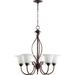 Quorum International Spencer 24 Inch 5 Light Chandelier - 6010-5-186