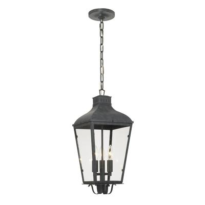 Crystorama Dumont 21 Inch Tall 3 Light Outdoor Hanging Lantern - DUM-9805-GE