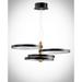 ET2 Lighting Hoopla 33 Inch LED Multi Light Pendant - E24326-BKGLD