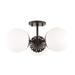 Mitzi Paige 17 Inch 3 Light Semi Flush Mount - H193603-OB