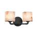 Justice Design Group Alabaster Rocks! 16 Inch 2 Light Bath Vanity Light - ALR-8462-30-NCKL-LED2-1400