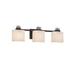 Justice Design Group Porcelina 24 Inch 3 Light Bath Vanity Light - PNA-8473-55-PLET-CROM-LED3-2100