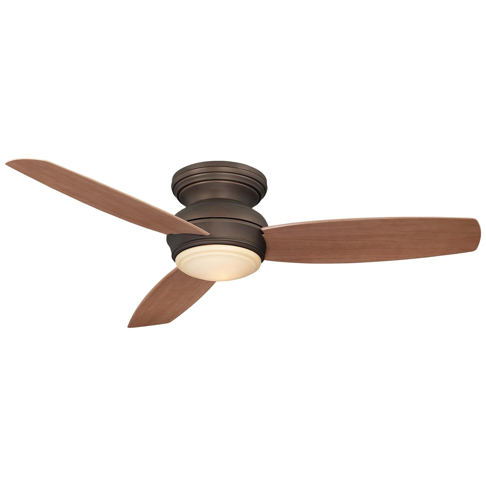 Minka Aire Traditional Concept 52 Inch Flush Mount Fan with Light Kit - F594L-ORB