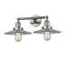 Innovations Lighting Bruno Marashlian Halophane 18 Inch 2 Light LED Bath Vanity Light - 208-PN-G2-LED