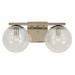 Framburg Jupiter 15 Inch 2 Light Bath Vanity Light - 4832 MB